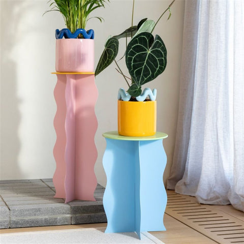 Pot de fleur anses ondulées Inside déco 