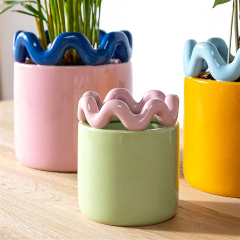 Pot de fleur bi-colore Inside déco 