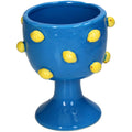 Pot de fleurs  sur pied bleu citron Inside déco 