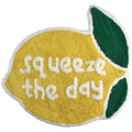 Tapis de bain citron jaune inside déco 