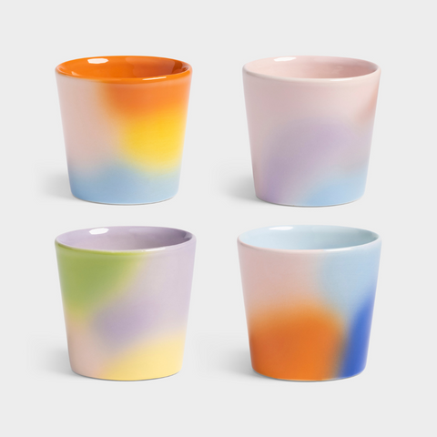 Tasses à expresso multicolores inside déco 