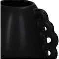 Vase en céramique noir anse originale inside déco 