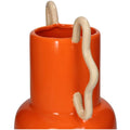 Vase orange anses beige inside déco 