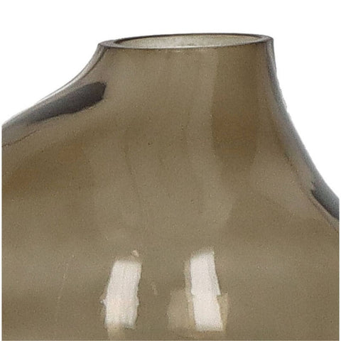 Vase en verre fumé marron Inside déco 