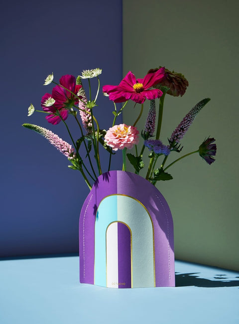 Mini vase en papier "Riviera Arch" - Octaevo