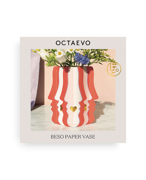Mini Vase en papier "Beso" - Octaevo