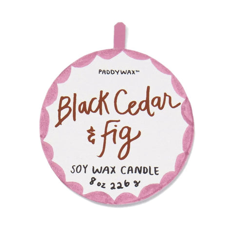 Opercule bougie parfumée iris Tiger parfum cèdre noir et figue inside boutique déco