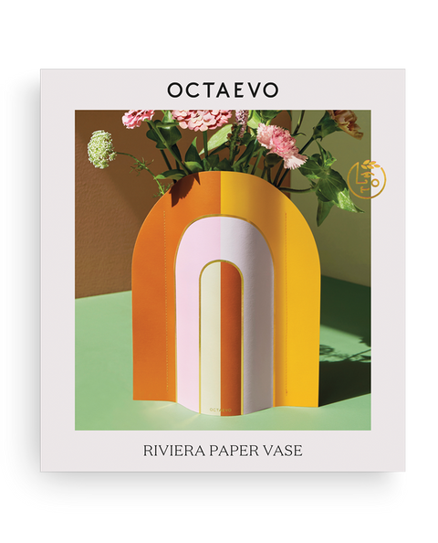 Vase en papier "Riviera Arch" - Octaevo