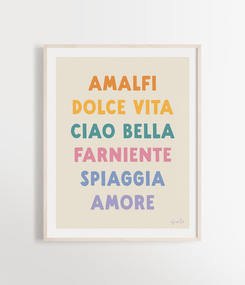 Affiche Amalfi