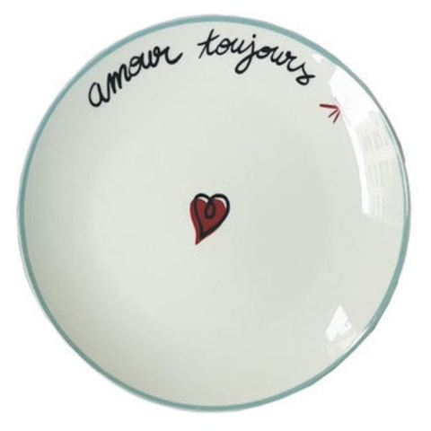 Assiette Amour toujours
