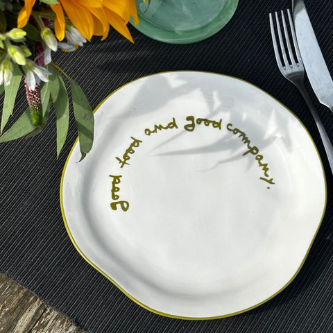 Assiette à message Joe