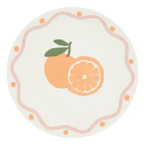 Assiette à dessert Fruity Orange
