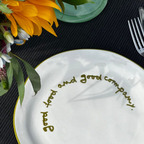 Assiette à message Joe