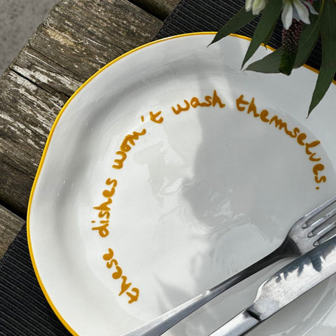 Assiette à message Zoe