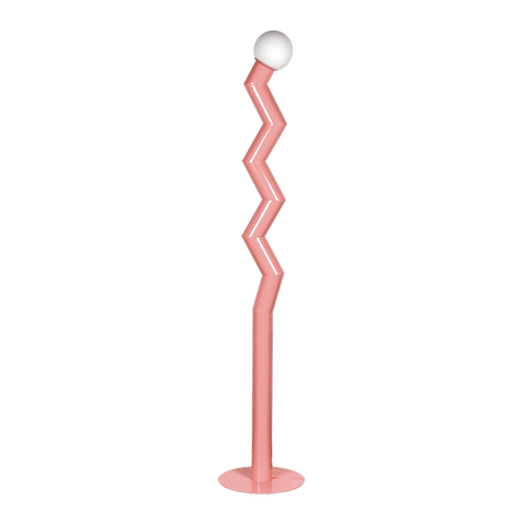 Lampadaire zaza rose