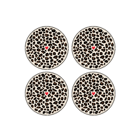 Assiette léopard Wild Love