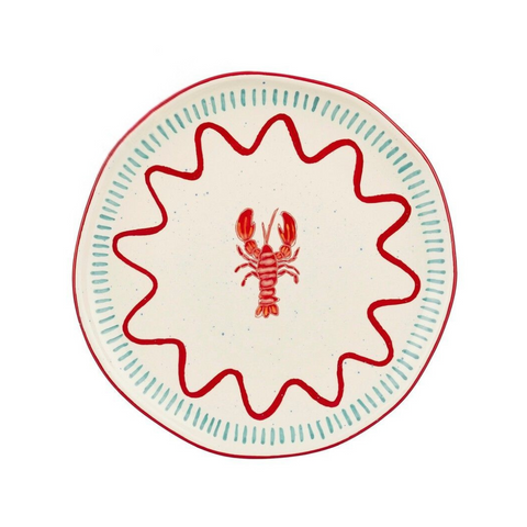 Assiette homard inside déco 