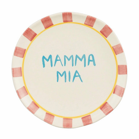 Assiette mamma mia dolce vita Inside déco 