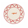Assiette poisson rouge inside déco 