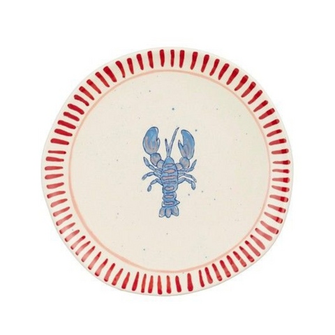 Assiettes homard bleu inside déco 
