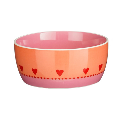 Coupelle bol coeur rose Inside déco 
