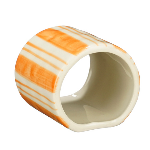 Rond de serviette orange Inside déco