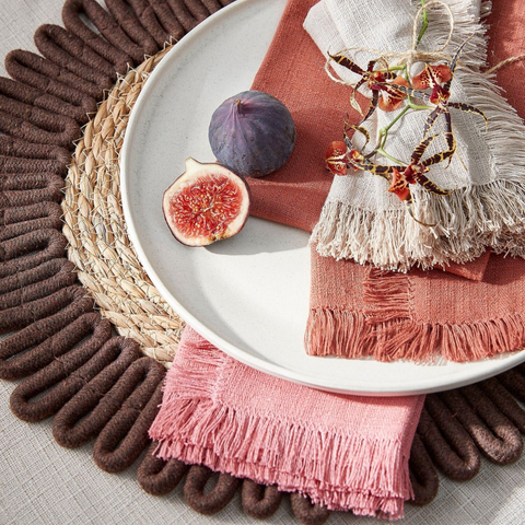 Photo set de table marron Inside déco 