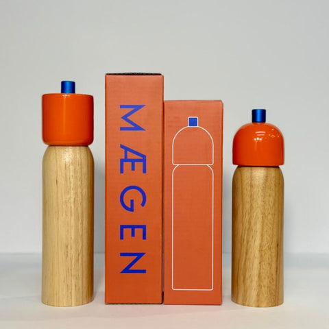 moulin sel/poivre Woodie Maegen bois orange