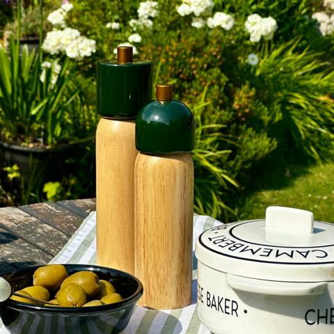 Moulin à sel/poivre Woodie vert