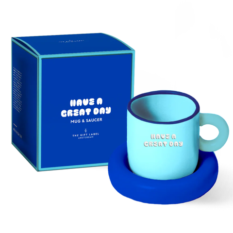 Peachy – tasse & soucoupe chunky