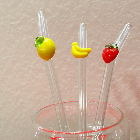 Pailles en verre