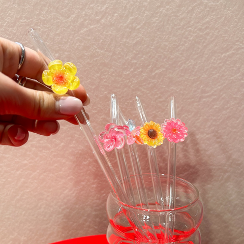Pailles en verre