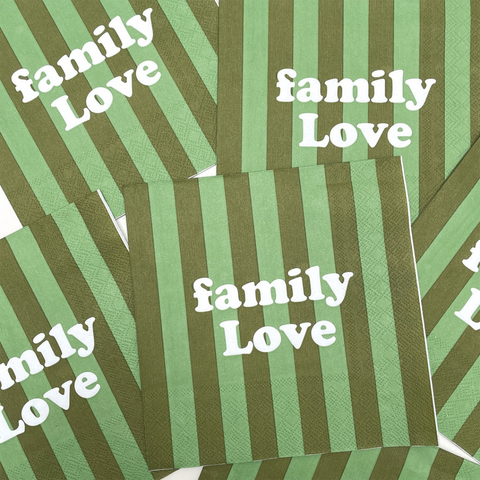 Serviette en papier Family Love