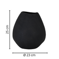 Pot de fleur noir mat Jake petit modèle - INSIDE Box - Shop - Conseil