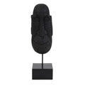 Statue visage noir en bois sur pied Mask - INSIDE Box - Shop - Conseil
