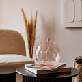 Lampe à Huile Ronde Rose - INSIDE Box - Shop - Conseil